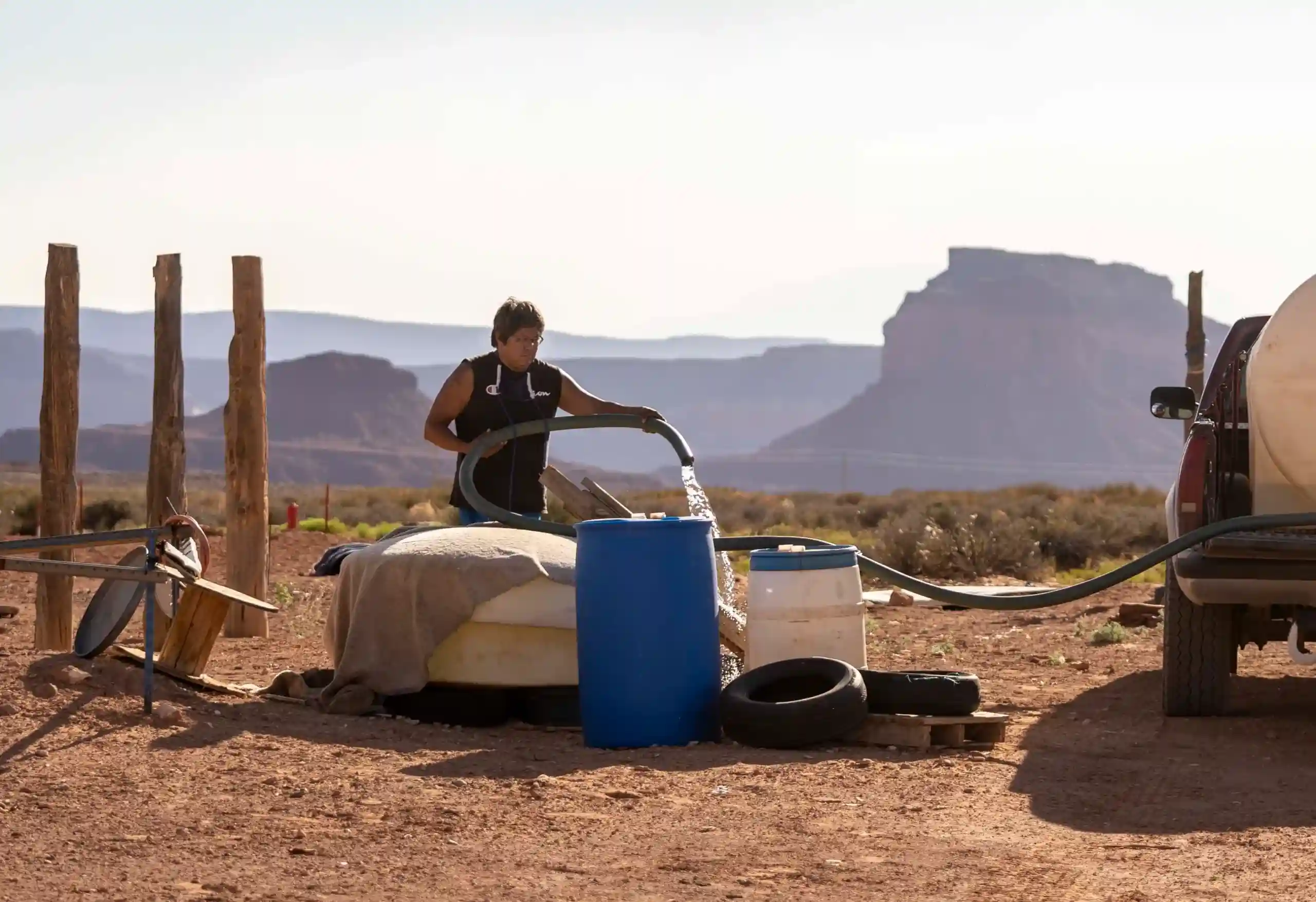 Biden administration to give $580 million to fifteen Native American tribes to aid their water projects and as part of a water rights agreement.