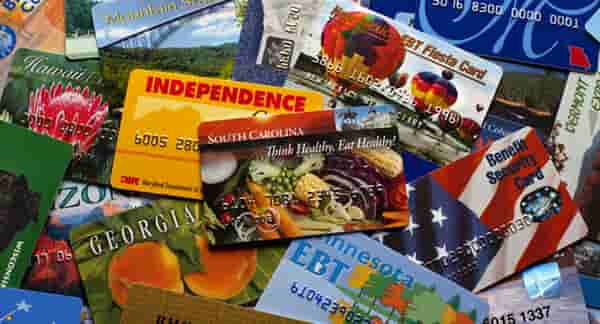 SNAP benefits are sent out through Electronic Benefit Transfer or EBT cards.