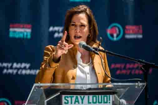 UNITED STATES Vice President Kamala Harris urging all American citizens to take action at this moment in the history of the US where she considers the “critical point in our nation’s history.” Kamala joined the groups of protesters as she made a surprise stop by in Los Angeles.